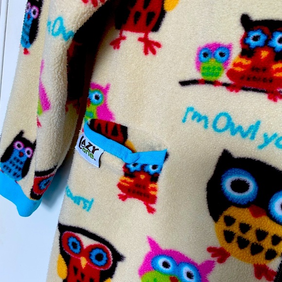 LazyOne Owl Print Onesie - Picture 2 of 4